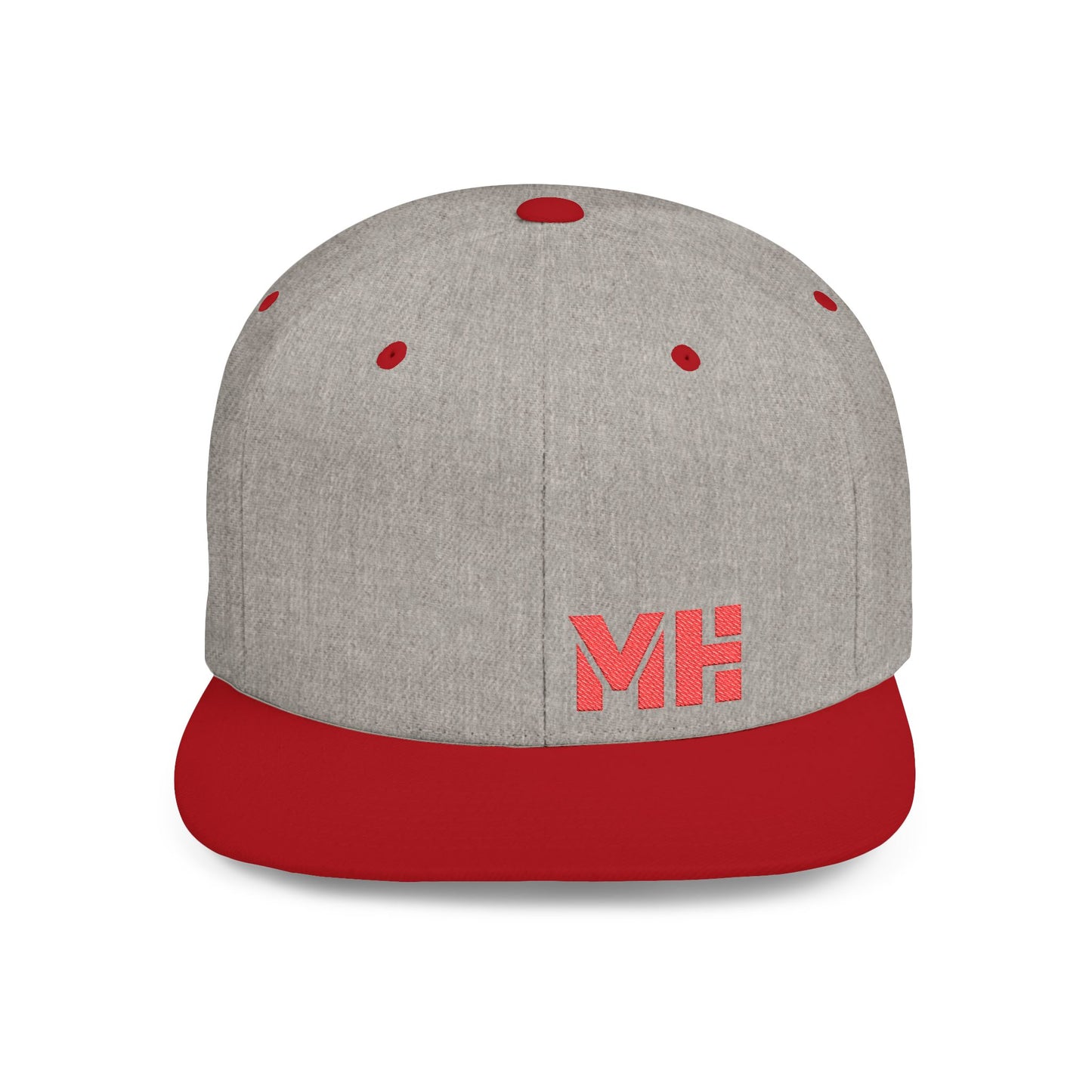 Moto Flat Bill Snapback Hat, Trendy Baseball Cap for Casual Wear, Gift for Holidays, Streetwear Essential, Unisex Adjustable Hat