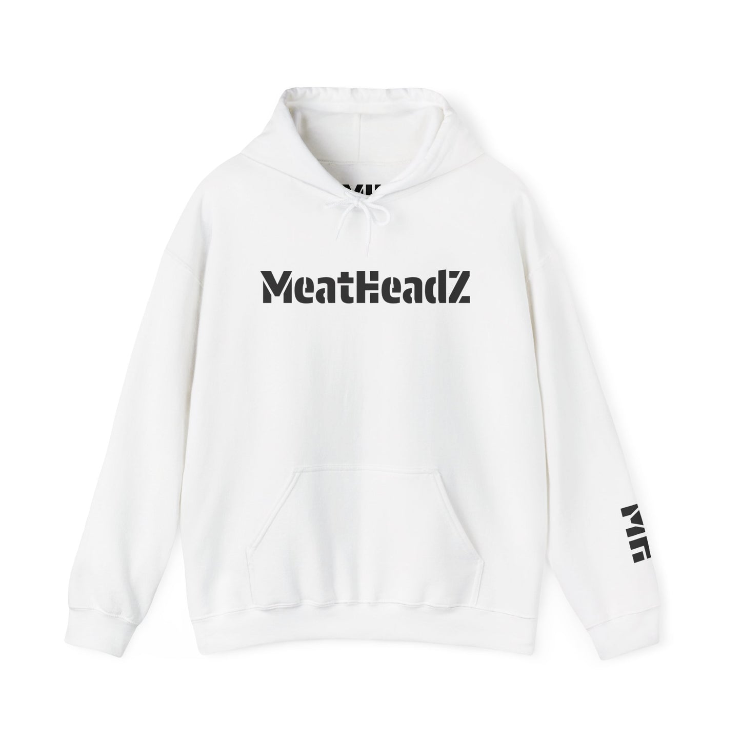 Unisex Hoodie - MeatHeadZ, Cozy Sweatshirt for Gym Lovers, Casual Wear, Gift for Fitness Enthusiasts, Streetwear Style