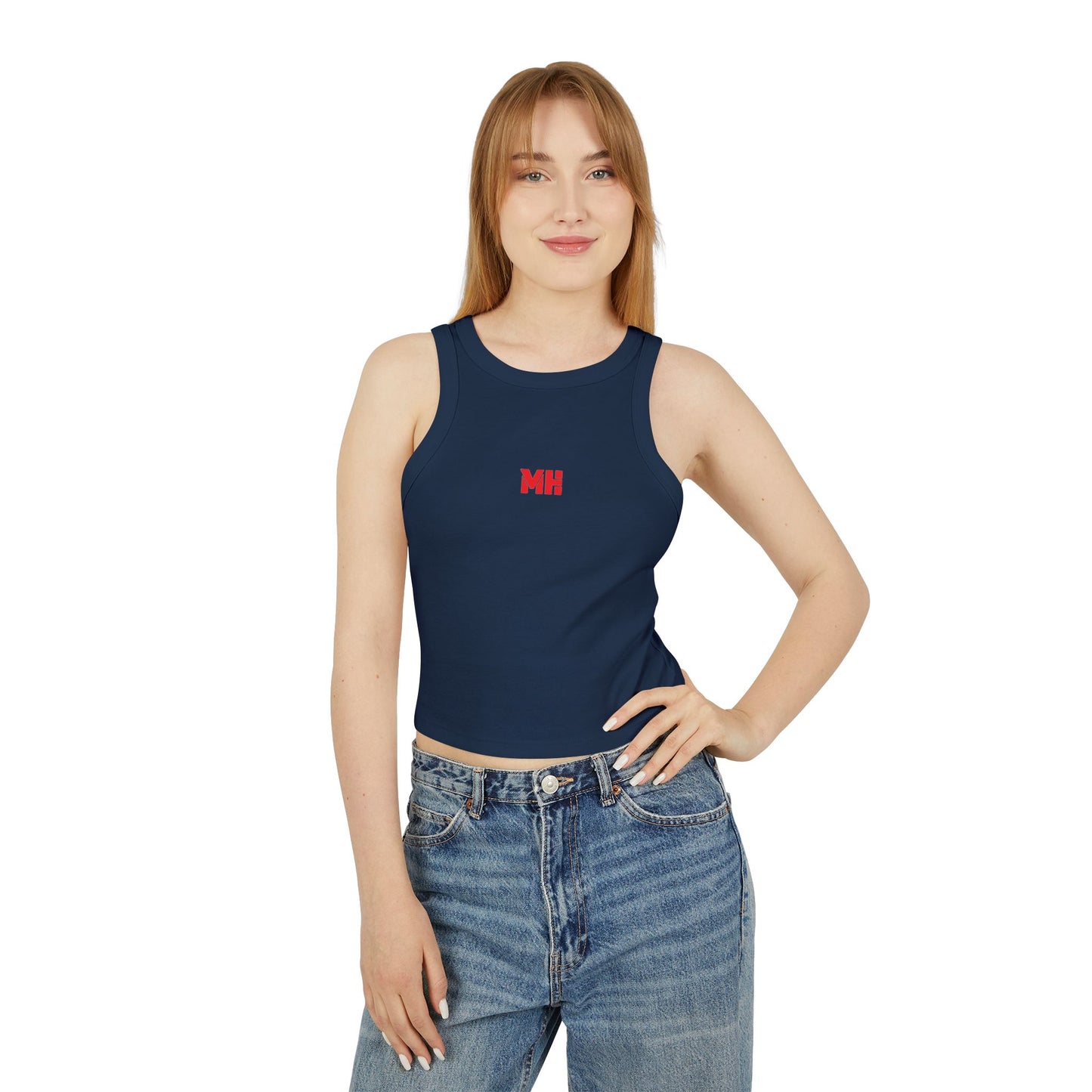 MeatHeadZ Micro Rib Tank Top - Casual Summer Outfit, Workout Essential, Stylish Layering, Gift for Her, Daily Wear