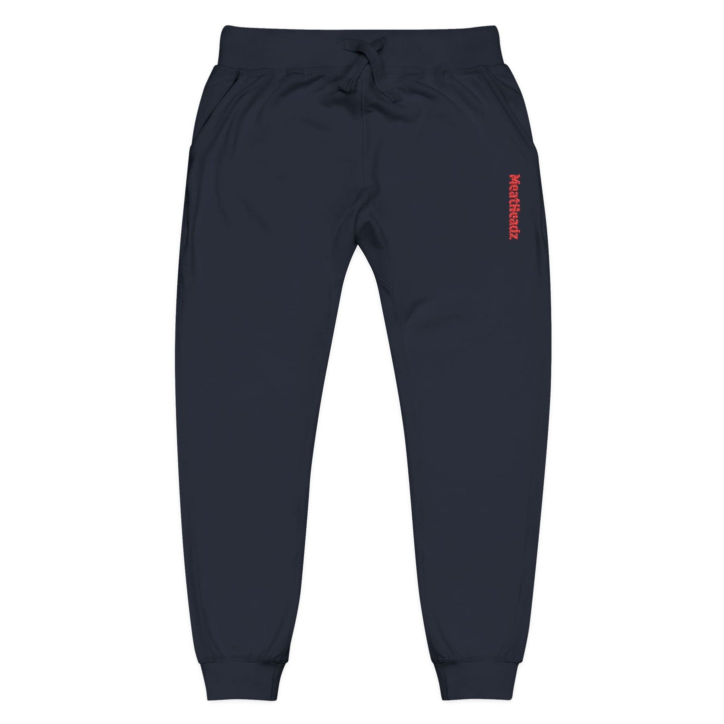 MH Cozy Embroidered Fleece Sweatpants, Stylish Loungewear, Perfect for Relaxing, Gifts for Him and Her, Athleisure Wear, Casual Comfort