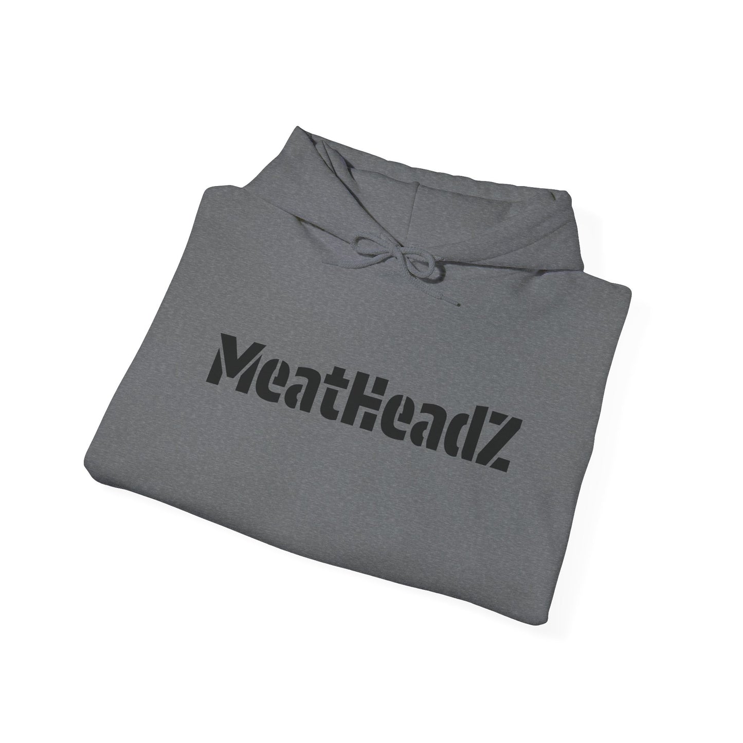 Unisex Hoodie - MeatHeadZ, Cozy Sweatshirt for Gym Lovers, Casual Wear, Gift for Fitness Enthusiasts, Streetwear Style