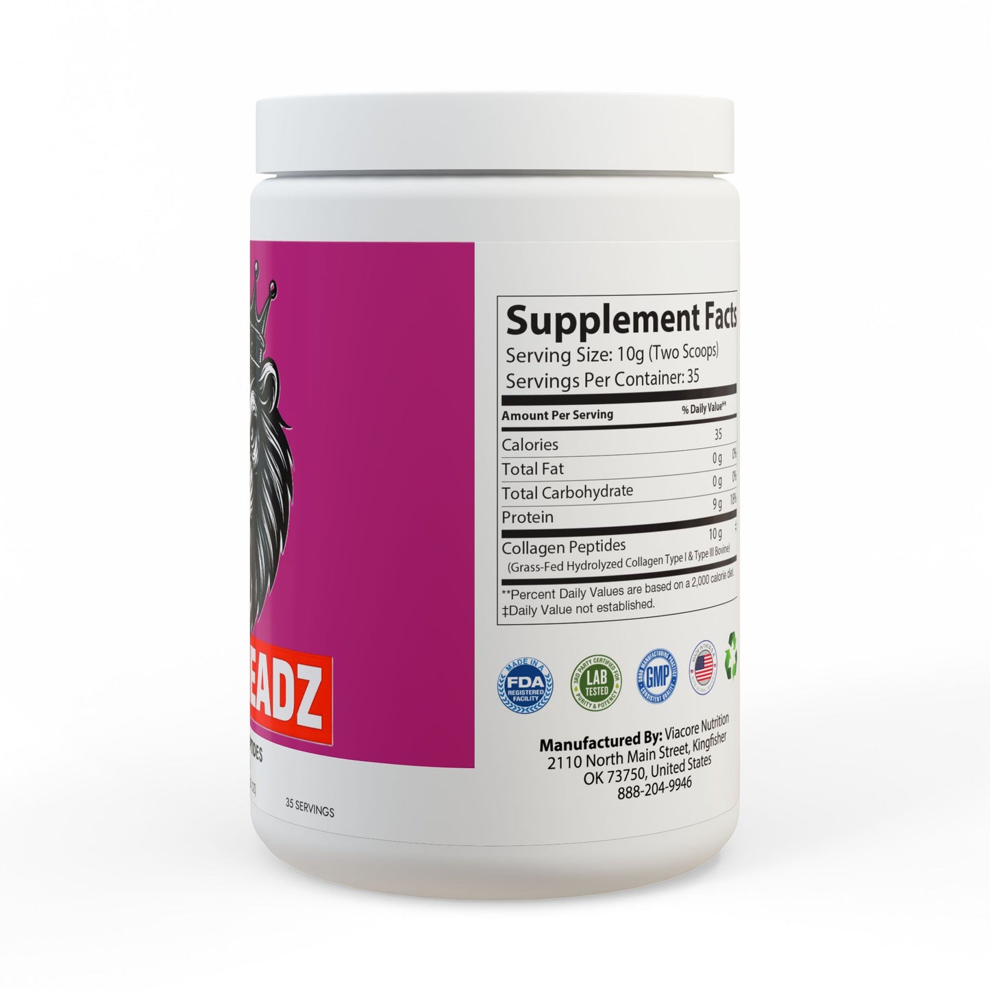 Collagen Peptides Type I & III Supplement (350g, 12.3oz)