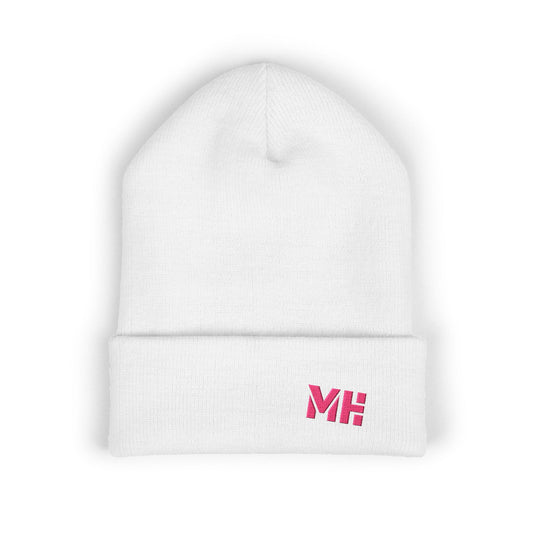 Classic Cuffed Beanie with Embroidery - Cozy Fashion Accessory, Great for Winter Wear, Holiday Gifts, Casual Outfits, Everyday Style