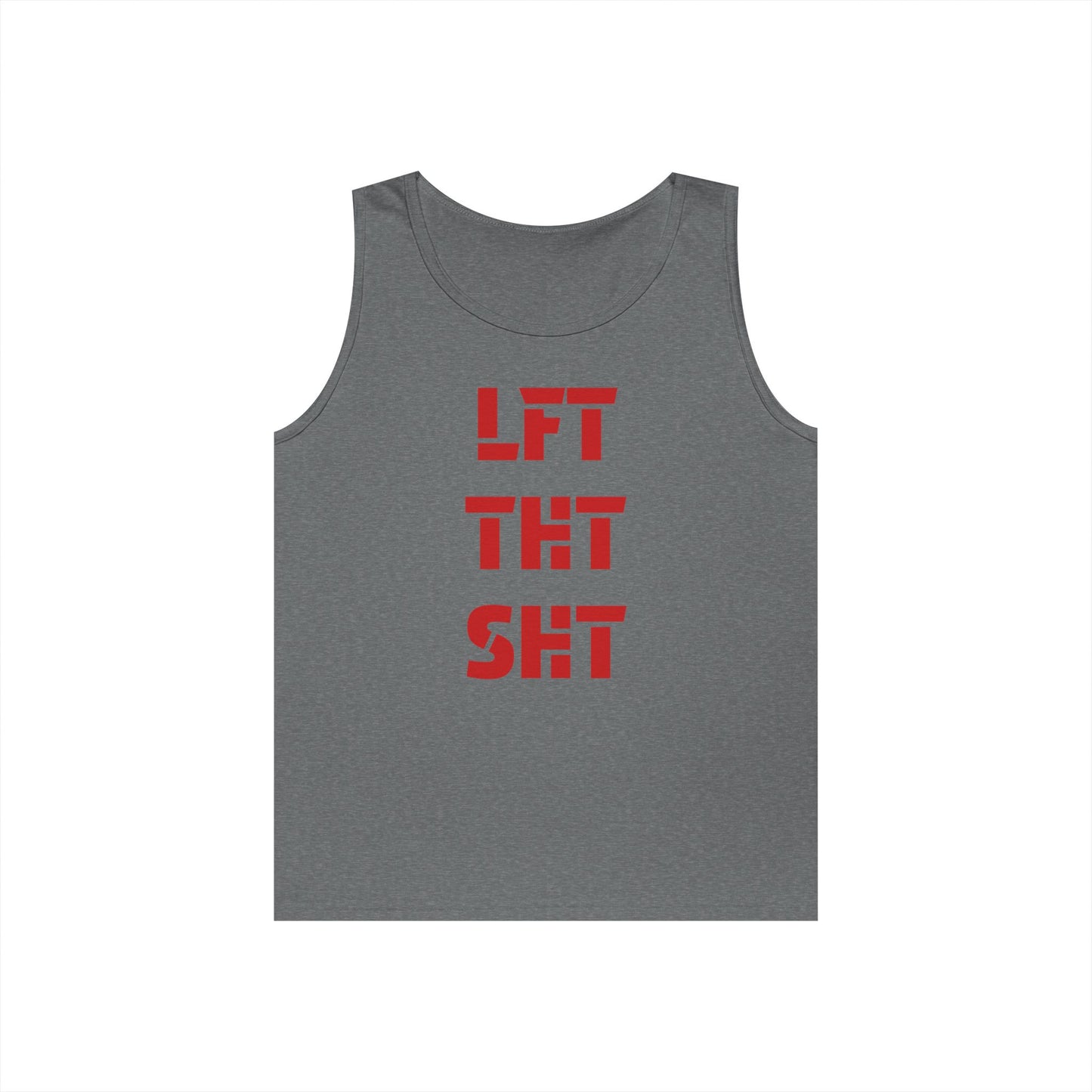 "LTS" Motivational Fitness Tank Top - Lift That Sh#@, Gym Wear, Workout Tank, Weightlifting Apparel, Summer Fitness Gear, Meathead Style