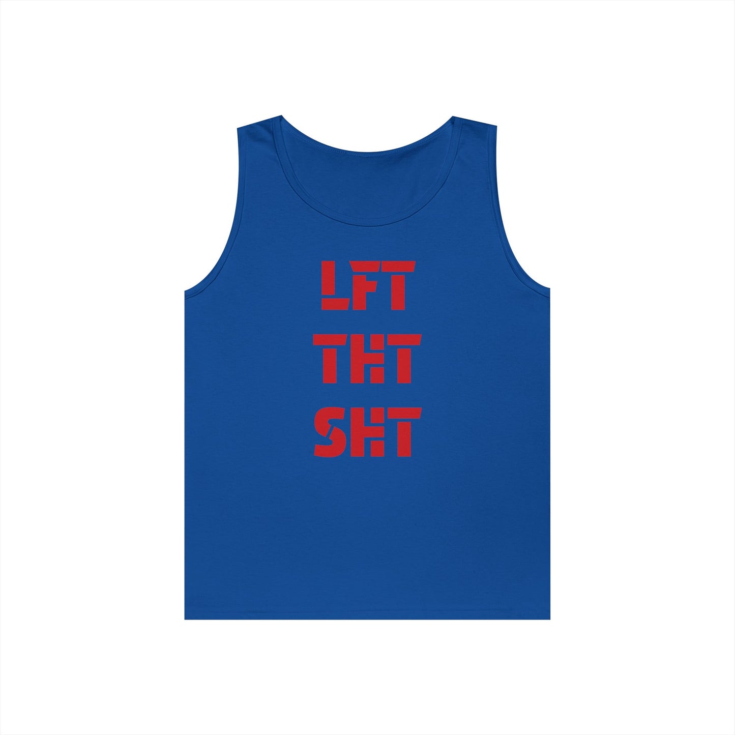 "LTS" Motivational Fitness Tank Top - Lift That Sh#@, Gym Wear, Workout Tank, Weightlifting Apparel, Summer Fitness Gear, Meathead Style