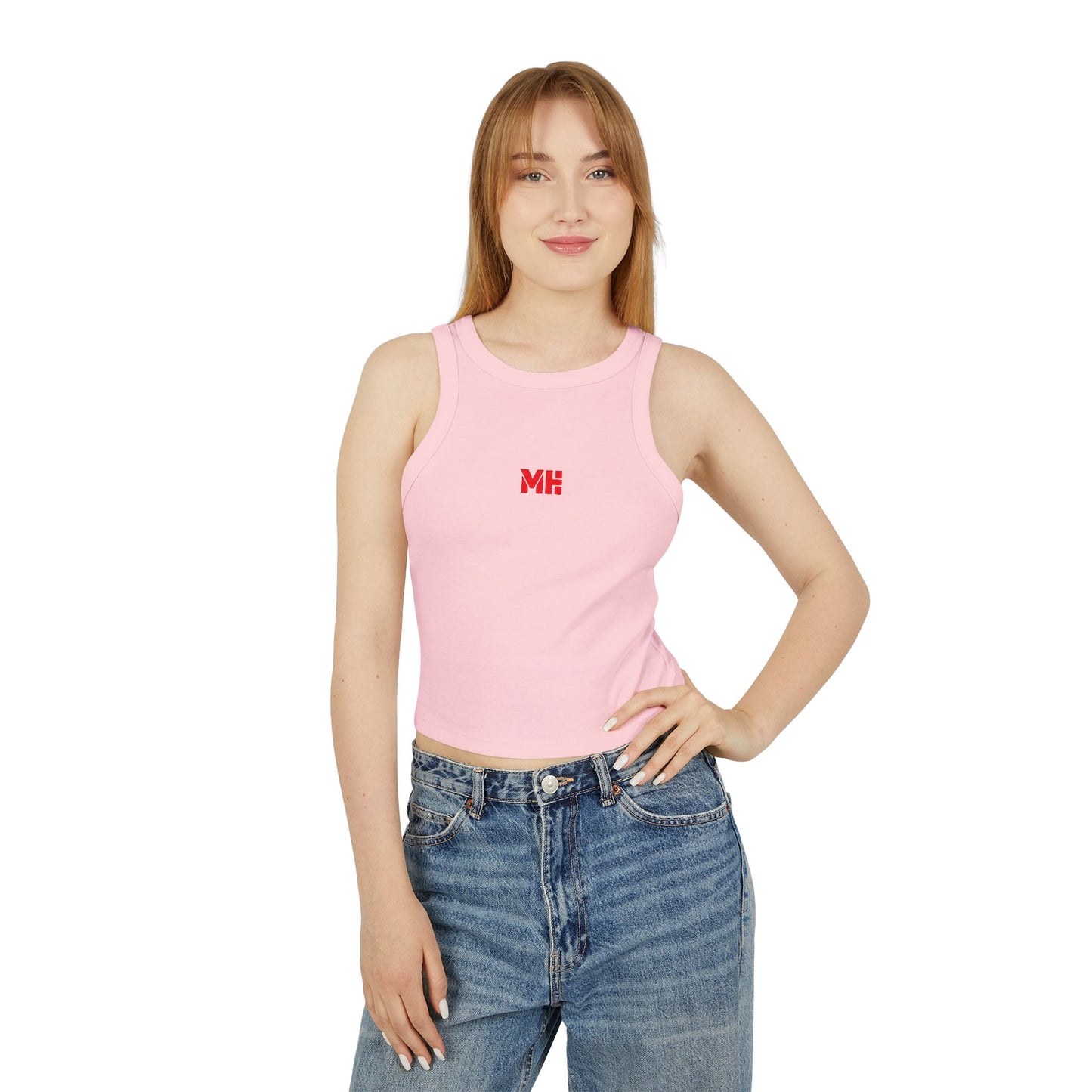MeatHeadZ Micro Rib Tank Top - Casual Summer Outfit, Workout Essential, Stylish Layering, Gift for Her, Daily Wear