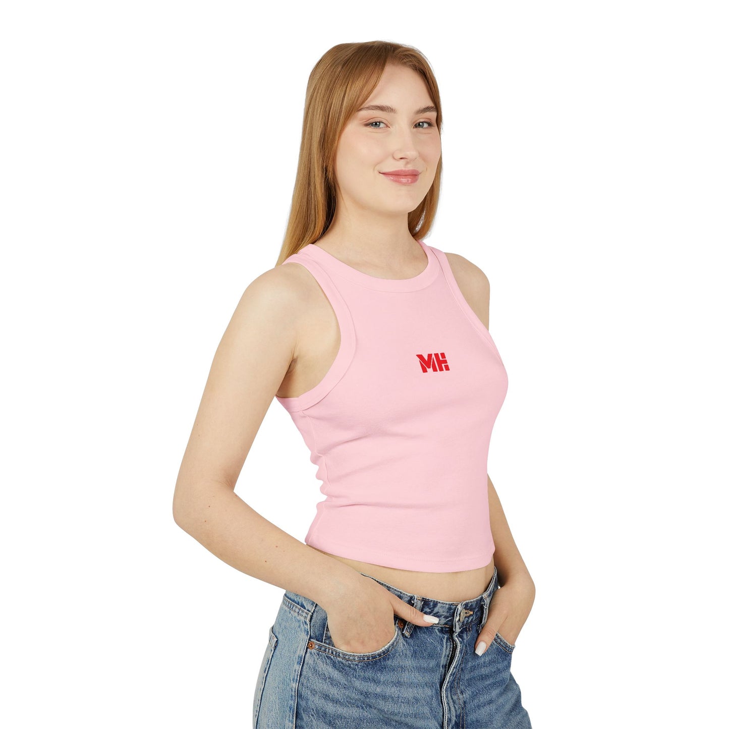 MeatHeadZ Micro Rib Tank Top - Casual Summer Outfit, Workout Essential, Stylish Layering, Gift for Her, Daily Wear