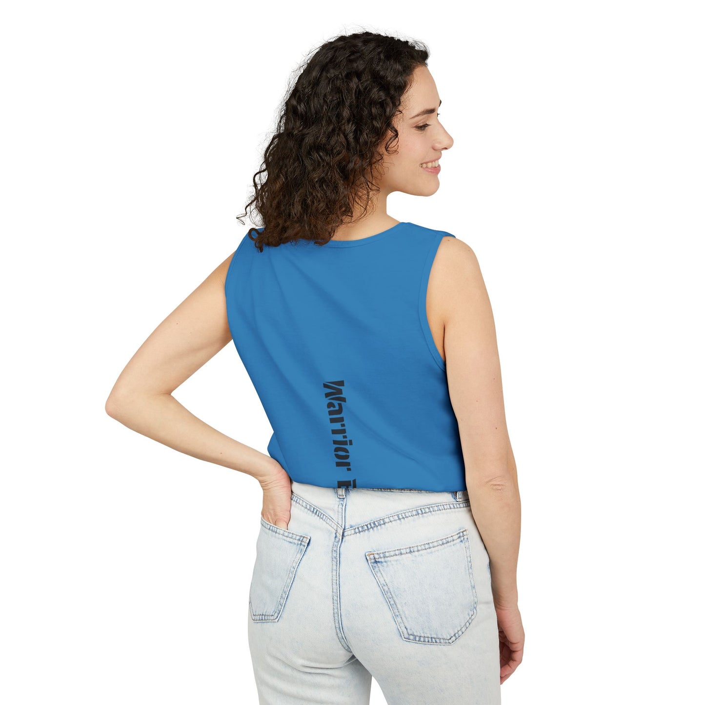 "Warrior Built" Women's Tank Top, Motivational Activewear, Gym Shirt, Workout Clothing, Fitness Gift, Casual Summer Top