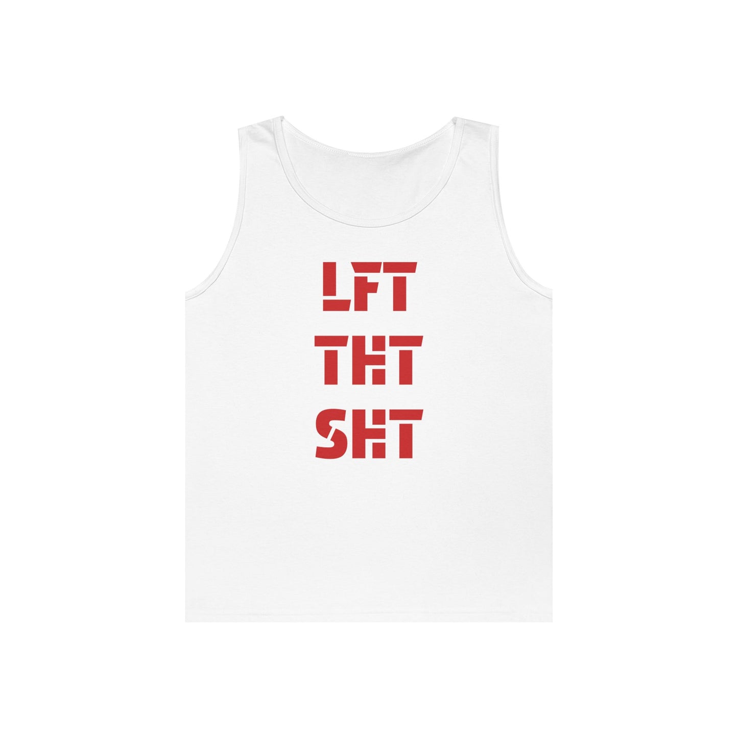 "LTS" Motivational Fitness Tank Top - Lift That Sh#@, Gym Wear, Workout Tank, Weightlifting Apparel, Summer Fitness Gear, Meathead Style