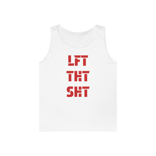 "LTS" Motivational Fitness Tank Top - Lift That Sh#@, Gym Wear, Workout Tank, Weightlifting Apparel, Summer Fitness Gear, Meathead Style