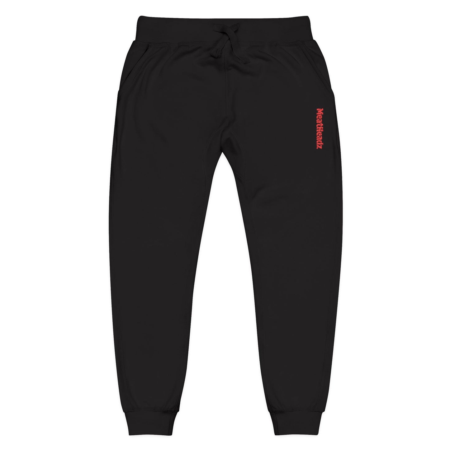 MH Cozy Embroidered Fleece Sweatpants, Stylish Loungewear, Perfect for Relaxing, Gifts for Him and Her, Athleisure Wear, Casual Comfort