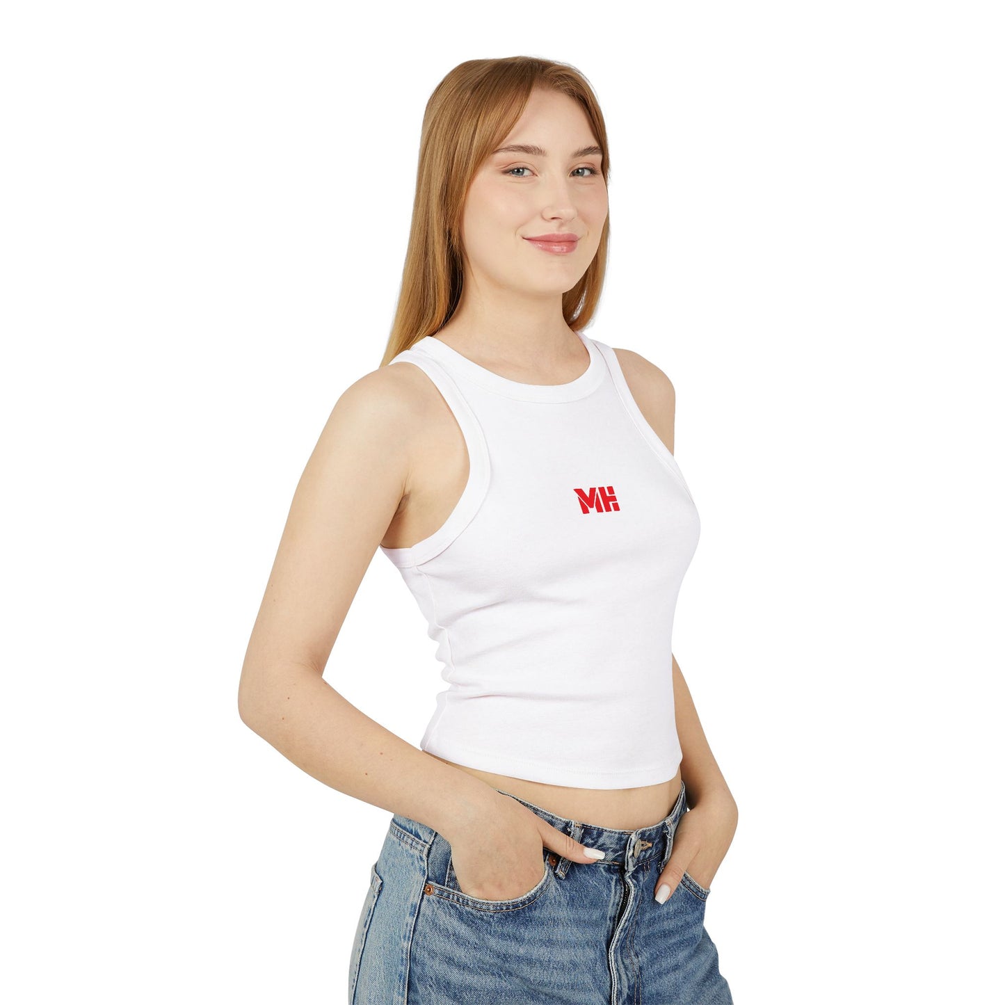 MeatHeadZ Micro Rib Tank Top - Casual Summer Outfit, Workout Essential, Stylish Layering, Gift for Her, Daily Wear