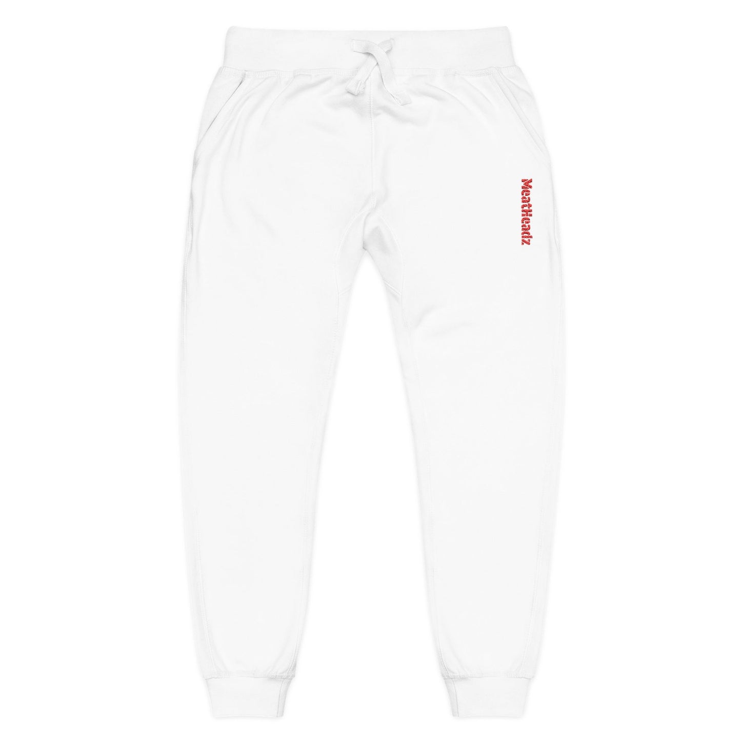 MH Cozy Embroidered Fleece Sweatpants, Stylish Loungewear, Perfect for Relaxing, Gifts for Him and Her, Athleisure Wear, Casual Comfort