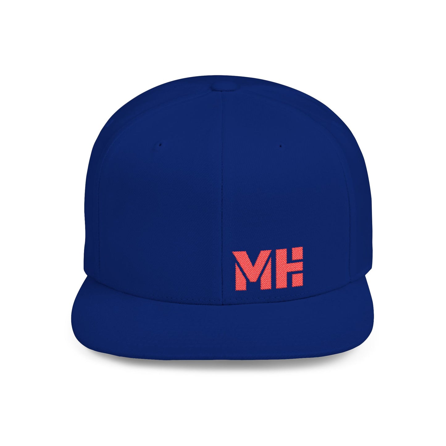 Moto Flat Bill Snapback Hat, Trendy Baseball Cap for Casual Wear, Gift for Holidays, Streetwear Essential, Unisex Adjustable Hat