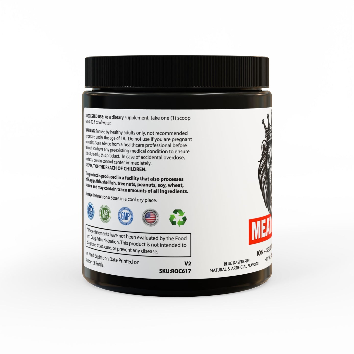 MeathHeadZ ION + Select Electrolyte Supplement (225g, 7.9oz)