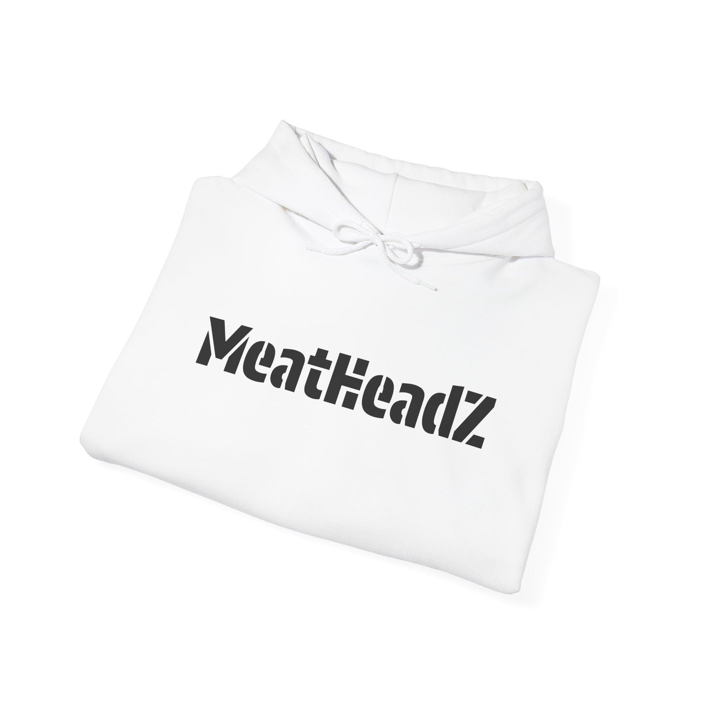 Unisex Hoodie - MeatHeadZ, Cozy Sweatshirt for Gym Lovers, Casual Wear, Gift for Fitness Enthusiasts, Streetwear Style