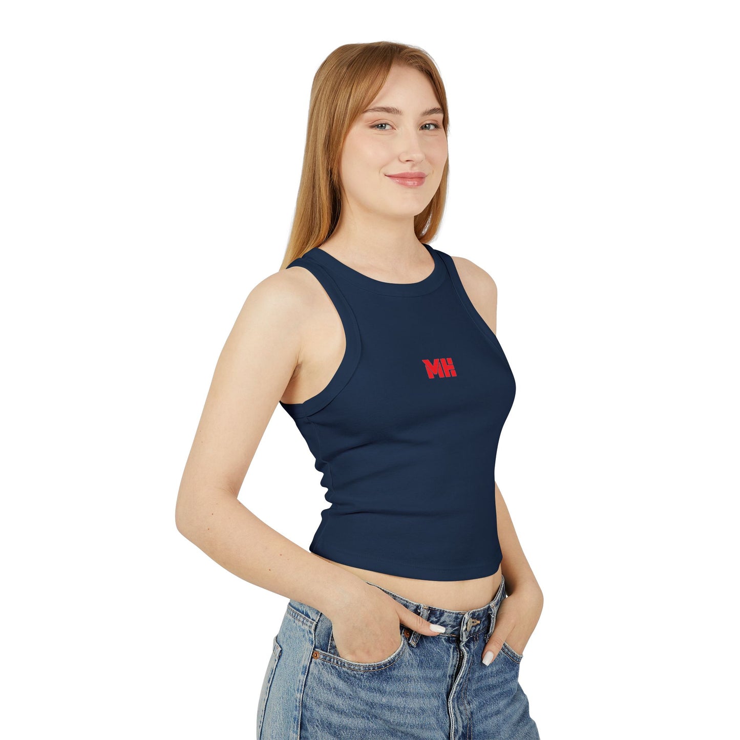 MeatHeadZ Micro Rib Tank Top - Casual Summer Outfit, Workout Essential, Stylish Layering, Gift for Her, Daily Wear