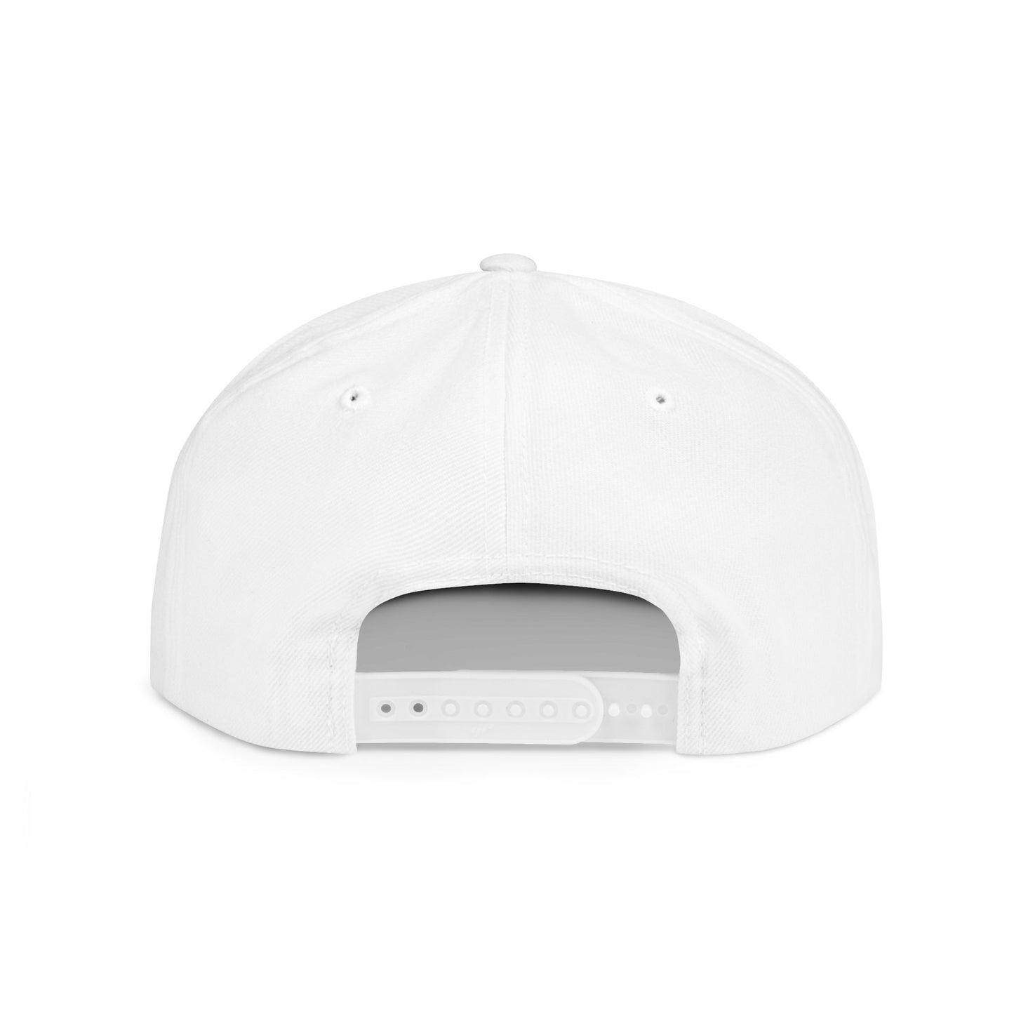 Moto Flat Bill Snapback Hat, Trendy Baseball Cap for Casual Wear, Gift for Holidays, Streetwear Essential, Unisex Adjustable Hat