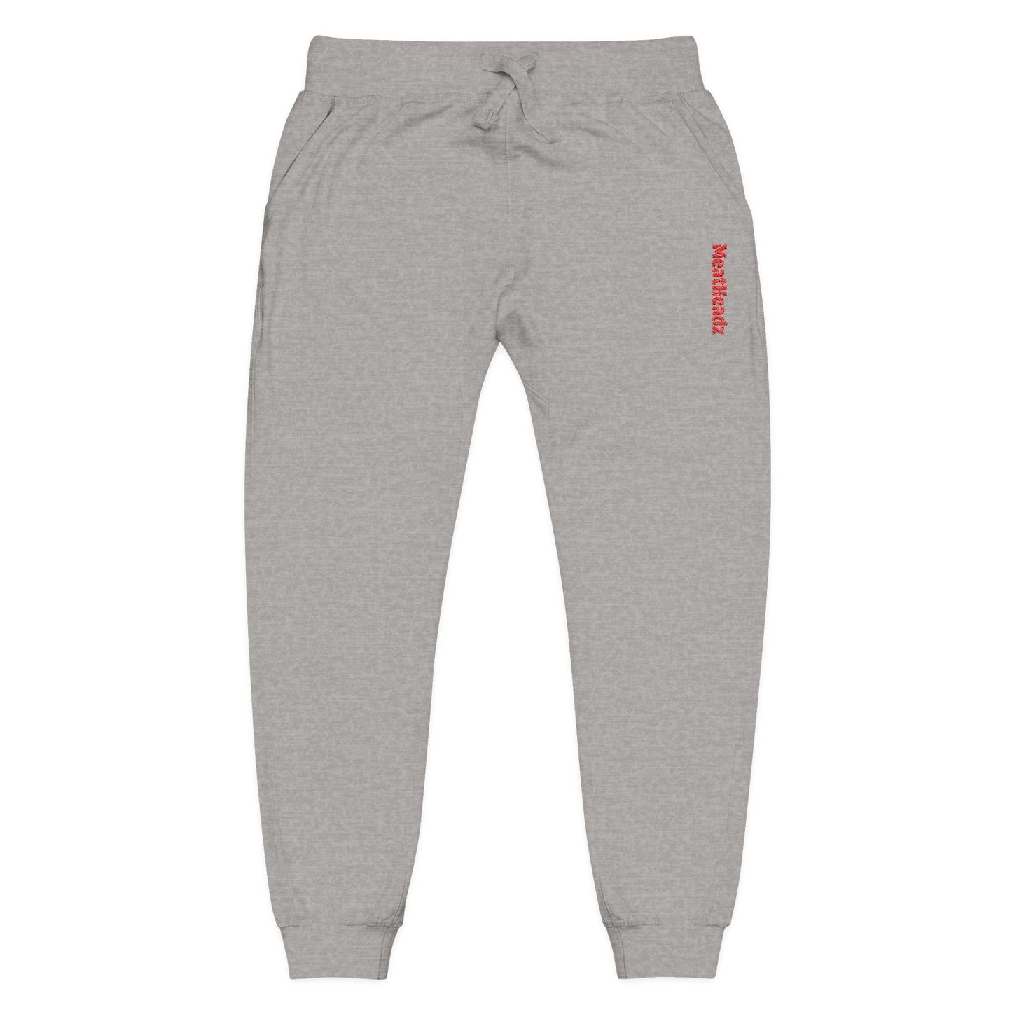 MH Cozy Embroidered Fleece Sweatpants, Stylish Loungewear, Perfect for Relaxing, Gifts for Him and Her, Athleisure Wear, Casual Comfort
