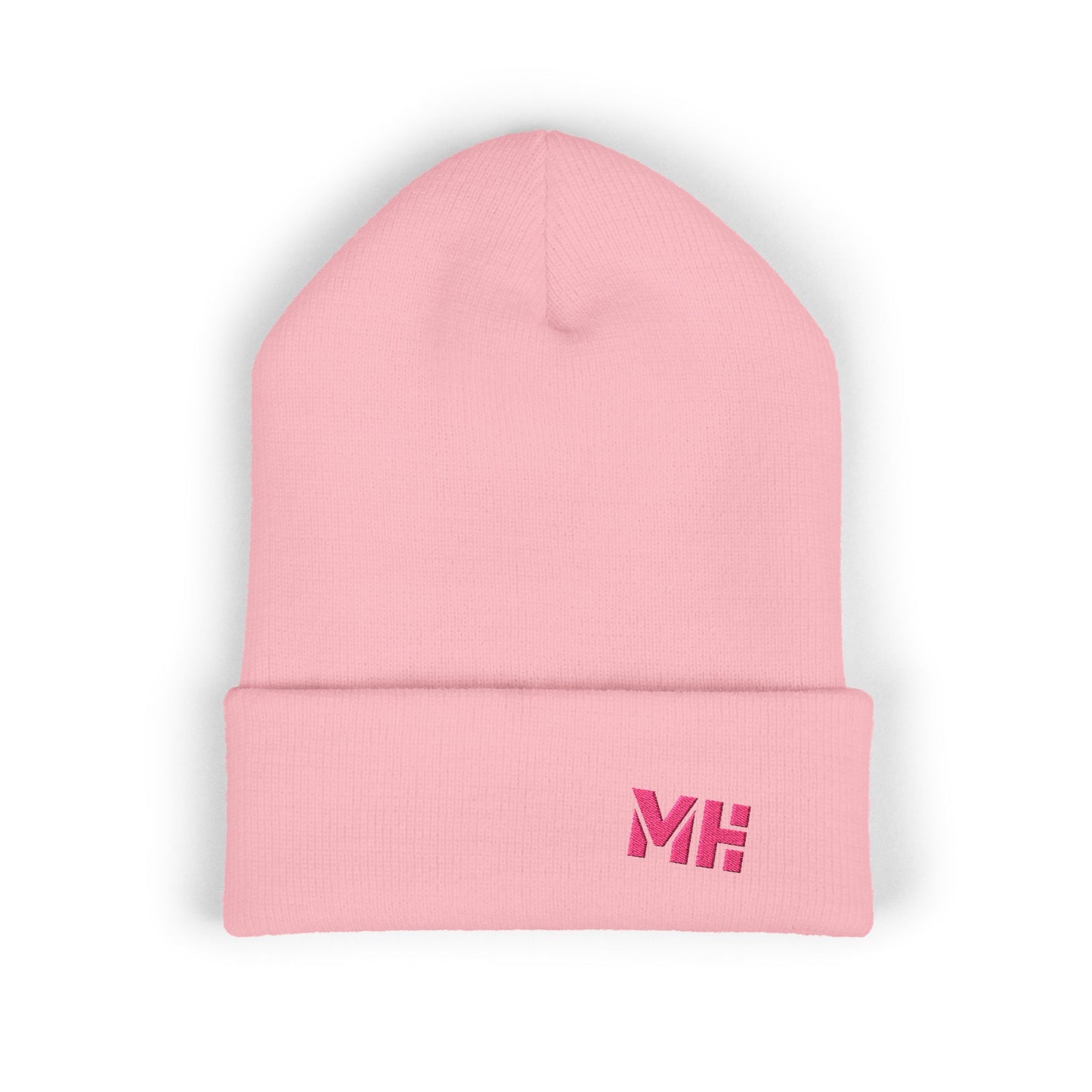 Classic Cuffed Beanie with Embroidery - Cozy Fashion Accessory, Great for Winter Wear, Holiday Gifts, Casual Outfits, Everyday Style
