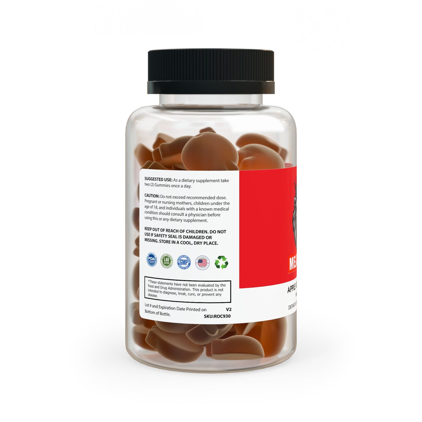 MH'Z Apple Cider Vinegar Gummies (60 Gummies)