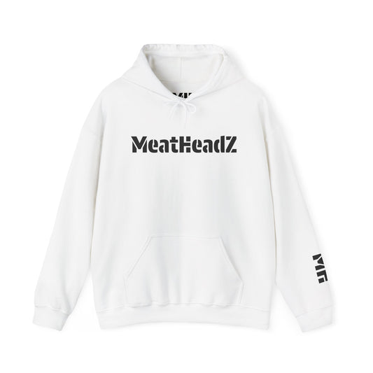 Unisex Hoodie - MeatHeadZ, Cozy Sweatshirt for Gym Lovers, Casual Wear, Gift for Fitness Enthusiasts, Streetwear Style
