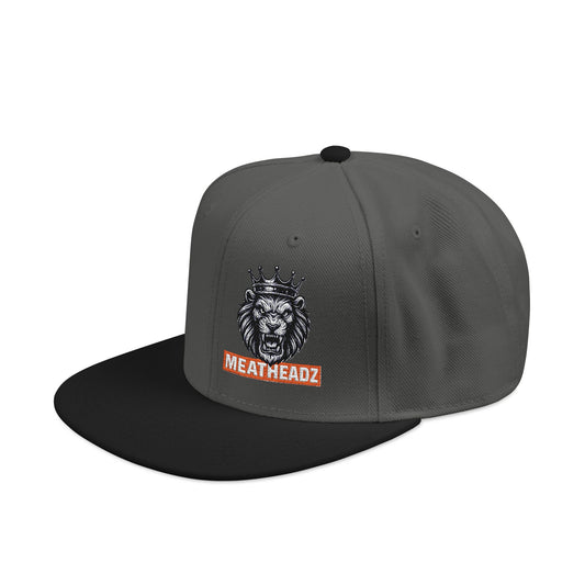 Stylish MH Lion Embroidered Snapback Hat, Adjustable Cap, Cool Headwear, Gift for Him, Streetwear Accessory, Casual Fashion