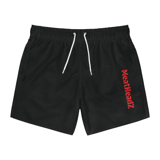 MeatHeadZ Swim Trunks - Fun Beach Gear, Pool Party Essential, Summer Swimwear, Unique Gift for Him, AOP Style