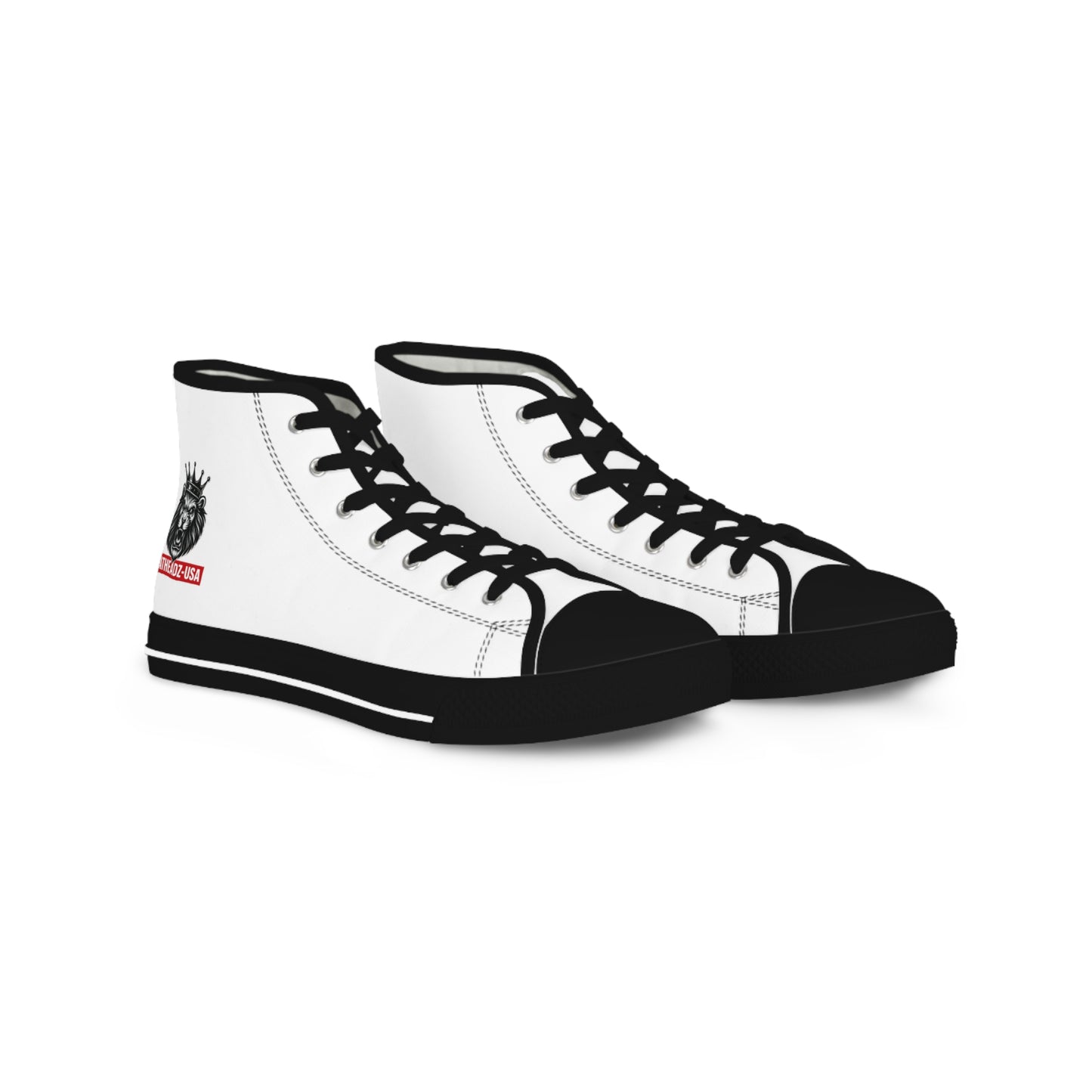 MH High-Top Sneakers for Men, Casual Footwear, Streetwear Shoes, Comfortable Sneakers, Gift for Him, Trendy Athletic Shoes