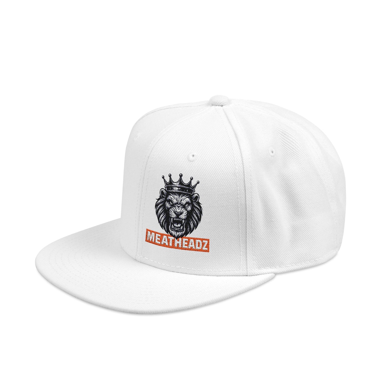 Stylish MH Lion Embroidered Snapback Hat, Adjustable Cap, Cool Headwear, Gift for Him, Streetwear Accessory, Casual Fashion