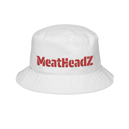 MH Embroidered Bucket Hat - MeatHeadZ, Summer Essentials, Festival Accessory, Outdoor Wear, Gift for Him/Her
