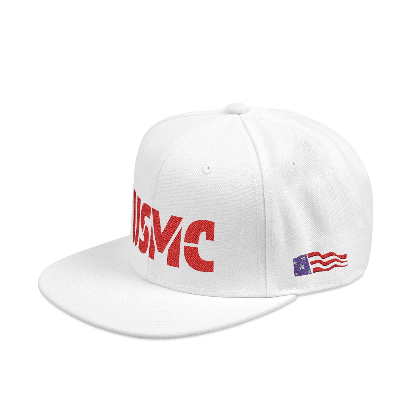 USMC Stylish Snapback with Bold Embroidery and Flag Detail | Perfect for Casual Outings, Gifts, and Celebrations