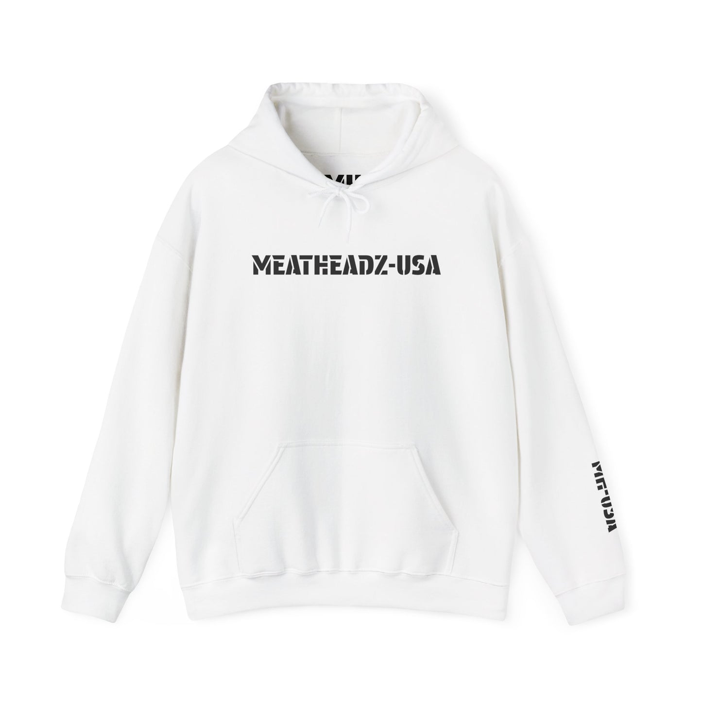 Unisex Hoodie - MeatHeadZ, Cozy Sweatshirt for Gym Lovers, Casual Wear, Gift for Fitness Enthusiasts, Streetwear Style