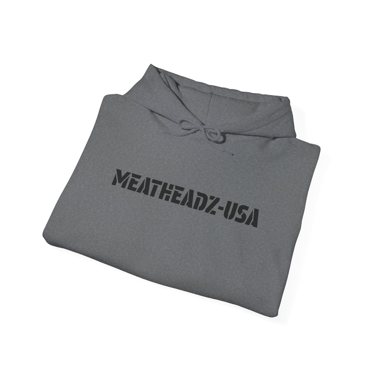 Unisex Hoodie - MeatHeadZ, Cozy Sweatshirt for Gym Lovers, Casual Wear, Gift for Fitness Enthusiasts, Streetwear Style
