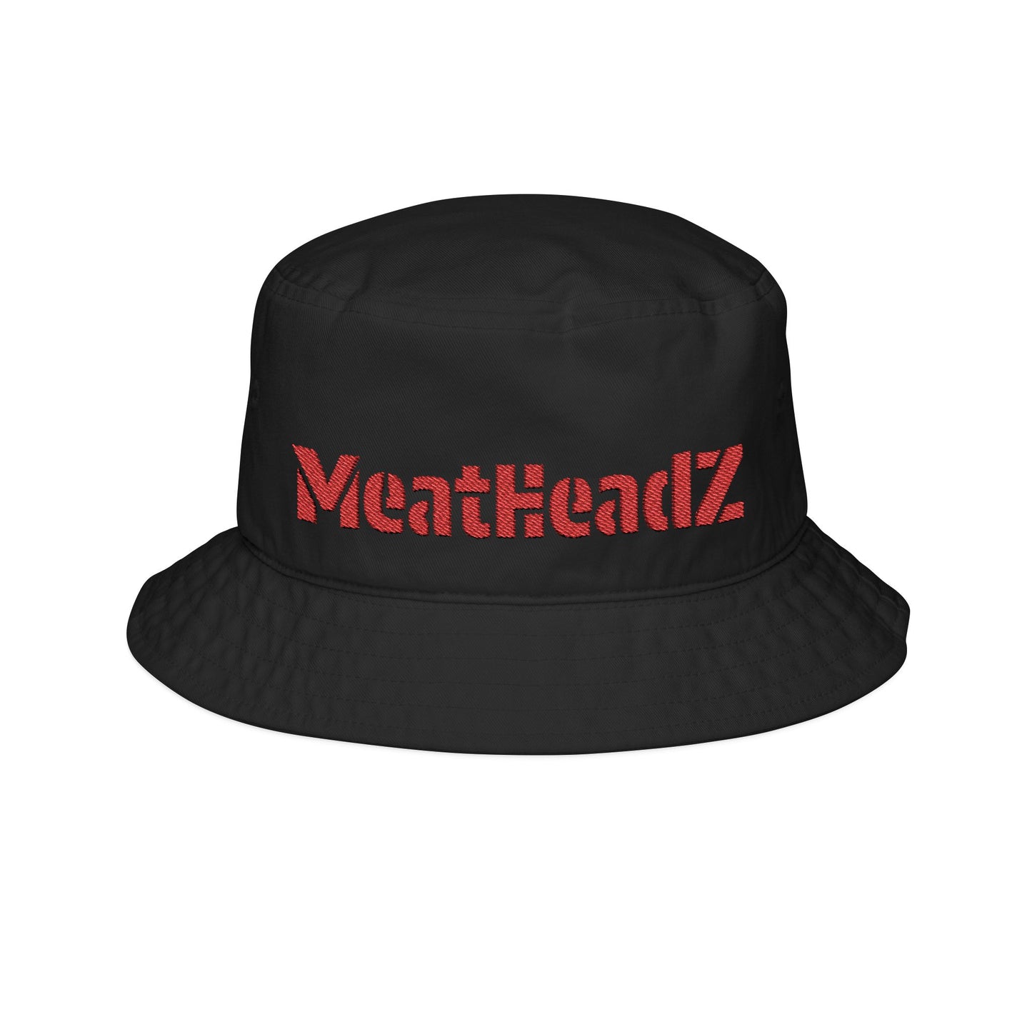 MH Embroidered Bucket Hat - MeatHeadZ, Summer Essentials, Festival Accessory, Outdoor Wear, Gift for Him/Her