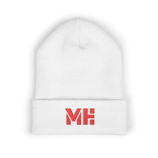 Embroidered Beanie with Unique MeatHeadz Design, Cozy Winter Hat, Trendy Knit Cap, Gift for Foodies, Casual Streetwear