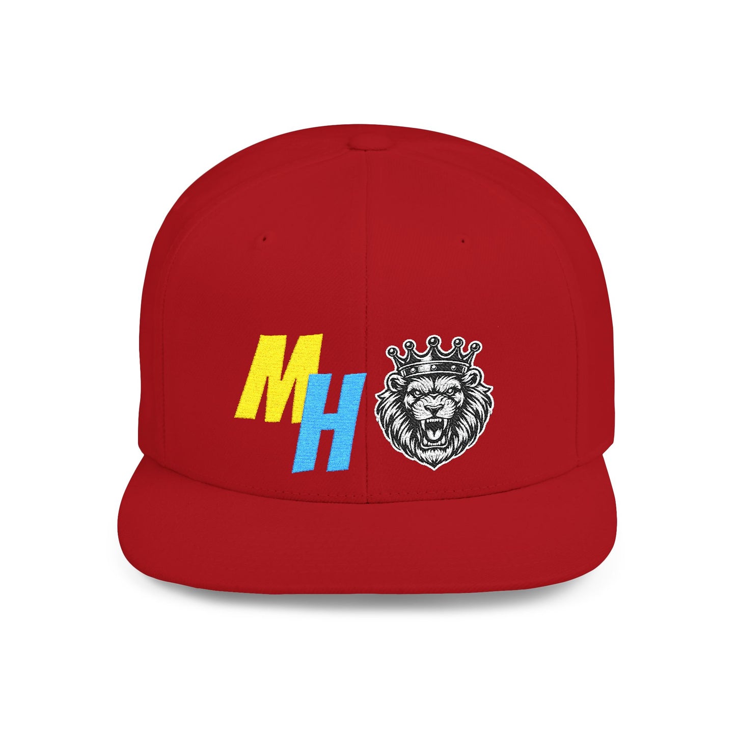 Moto Flat Bill Snapback Hat, Baseball Cap for Casual Wear, Gift for Holidays, Streetwear Essential, Unisex Adjustable Hat