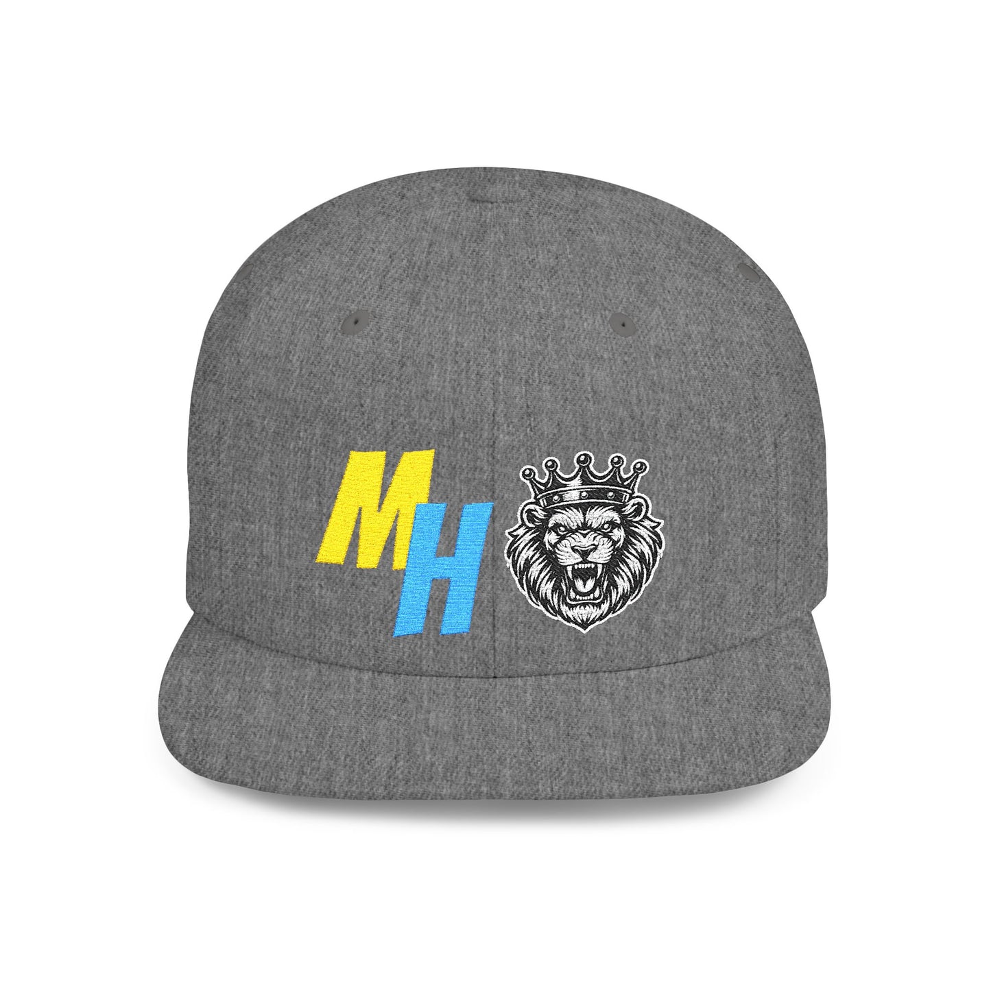 Moto Flat Bill Snapback Hat, Baseball Cap for Casual Wear, Gift for Holidays, Streetwear Essential, Unisex Adjustable Hat