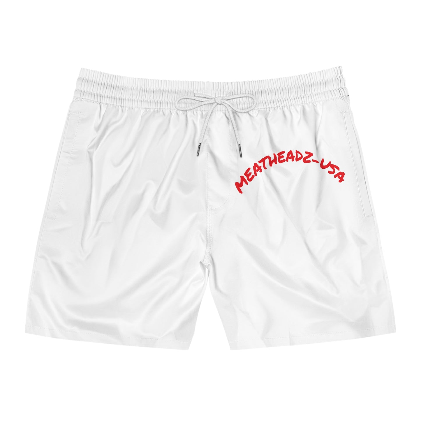 Men's Stylish Mid-Length Swim Shorts, Beachwear, Summer Vacation, Pool Party, Resort Wear