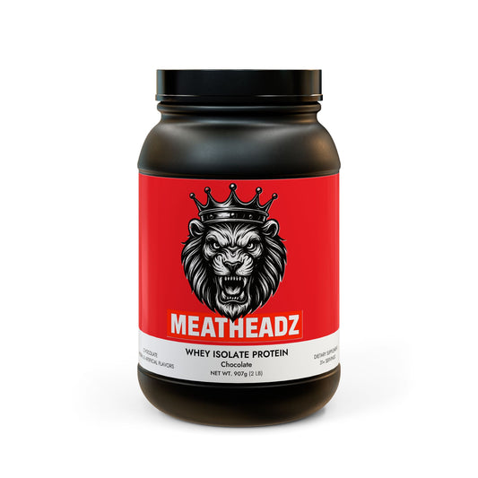 MeatHeadZ Whey Isolate Protein Supplement (907g, 2lb)