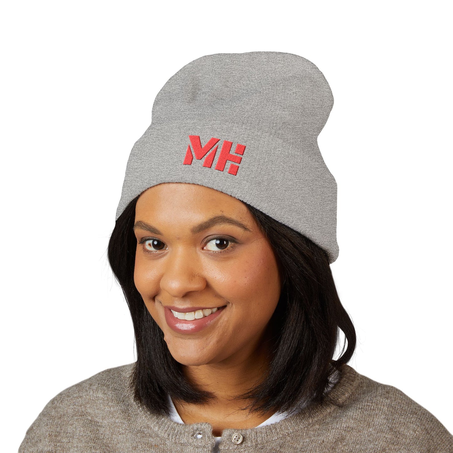 MH Winter Cuffed Beanie - Warm Knit Hat for Outdoor Adventures, Gifts for Him & Her, Cozy Fashion Accessory, Embroidered Beanie, Trendy [...]