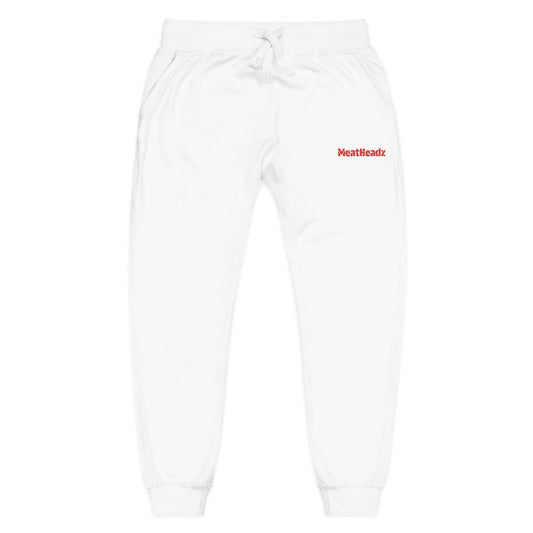 MH Cozy Embroidered Fleece Sweatpants, Stylish Loungewear, Perfect for Relaxing, Gifts for Him and Her, Athleisure Wear, Casual Comfort