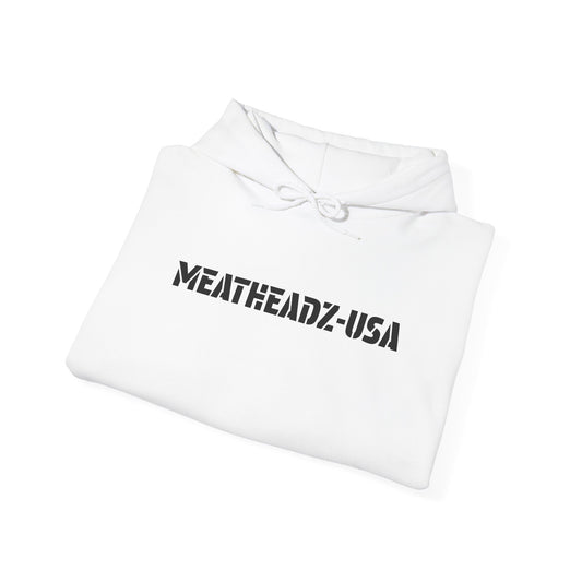 Unisex Hoodie - MeatHeadZ, Cozy Sweatshirt for Gym Lovers, Casual Wear, Gift for Fitness Enthusiasts, Streetwear Style