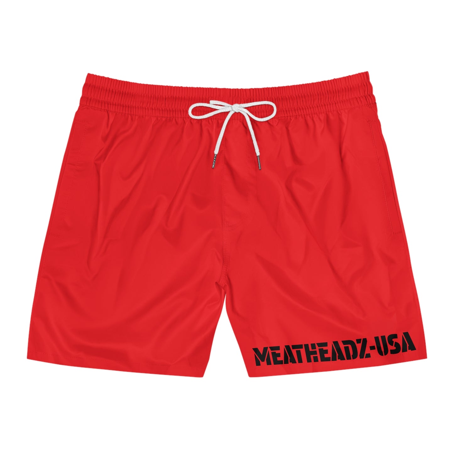 Men's Mid-Length Swim Shorts, Stylish Beachwear, Summer Essentials, Vacation Ready, Swimwear for Pool Parties, Comfortable Quick-Dry Shorts