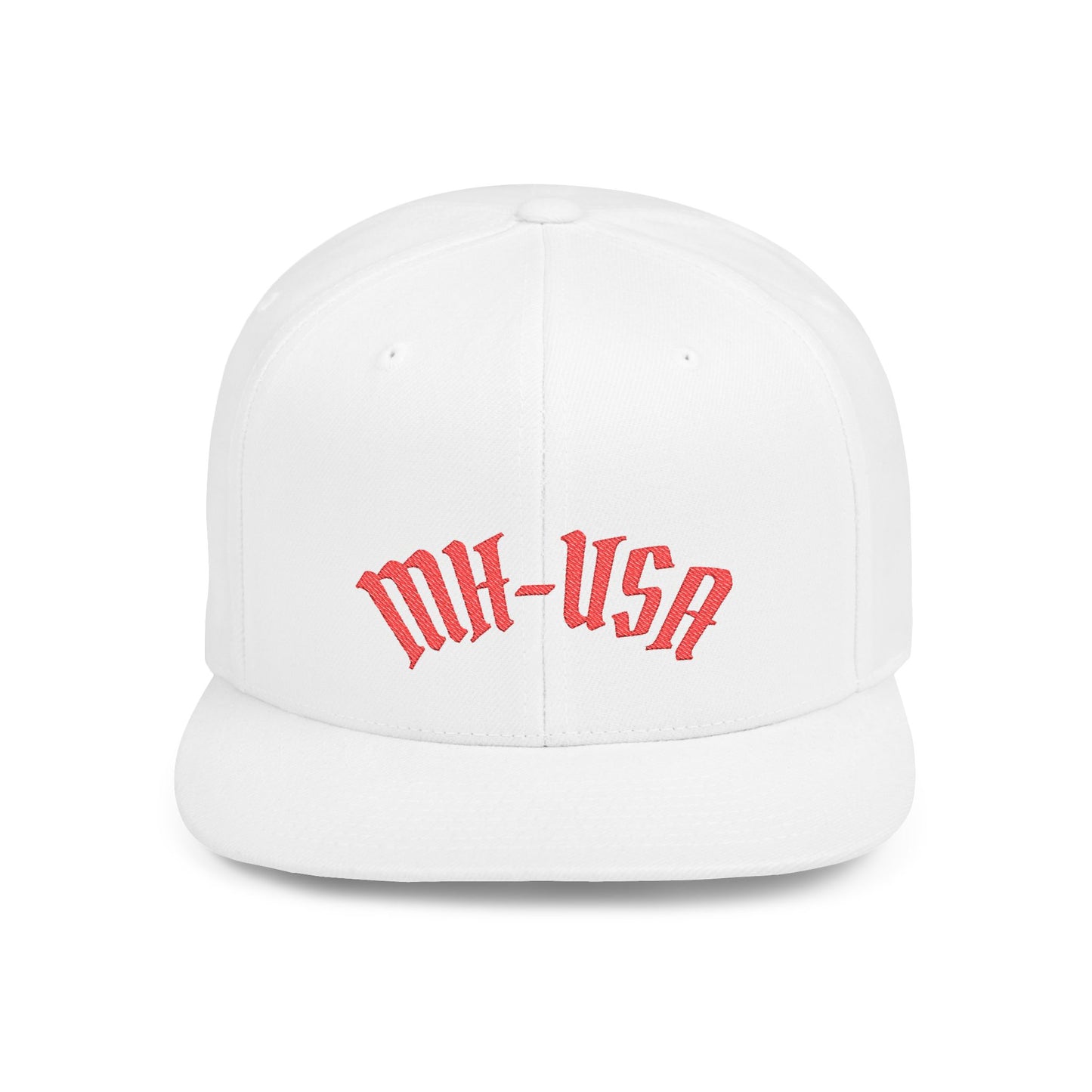 Moto Flat Bill Snapback Hat, Baseball Cap for Casual Wear, Gift for Holidays, Streetwear Essential, Unisex Adjustable Hat