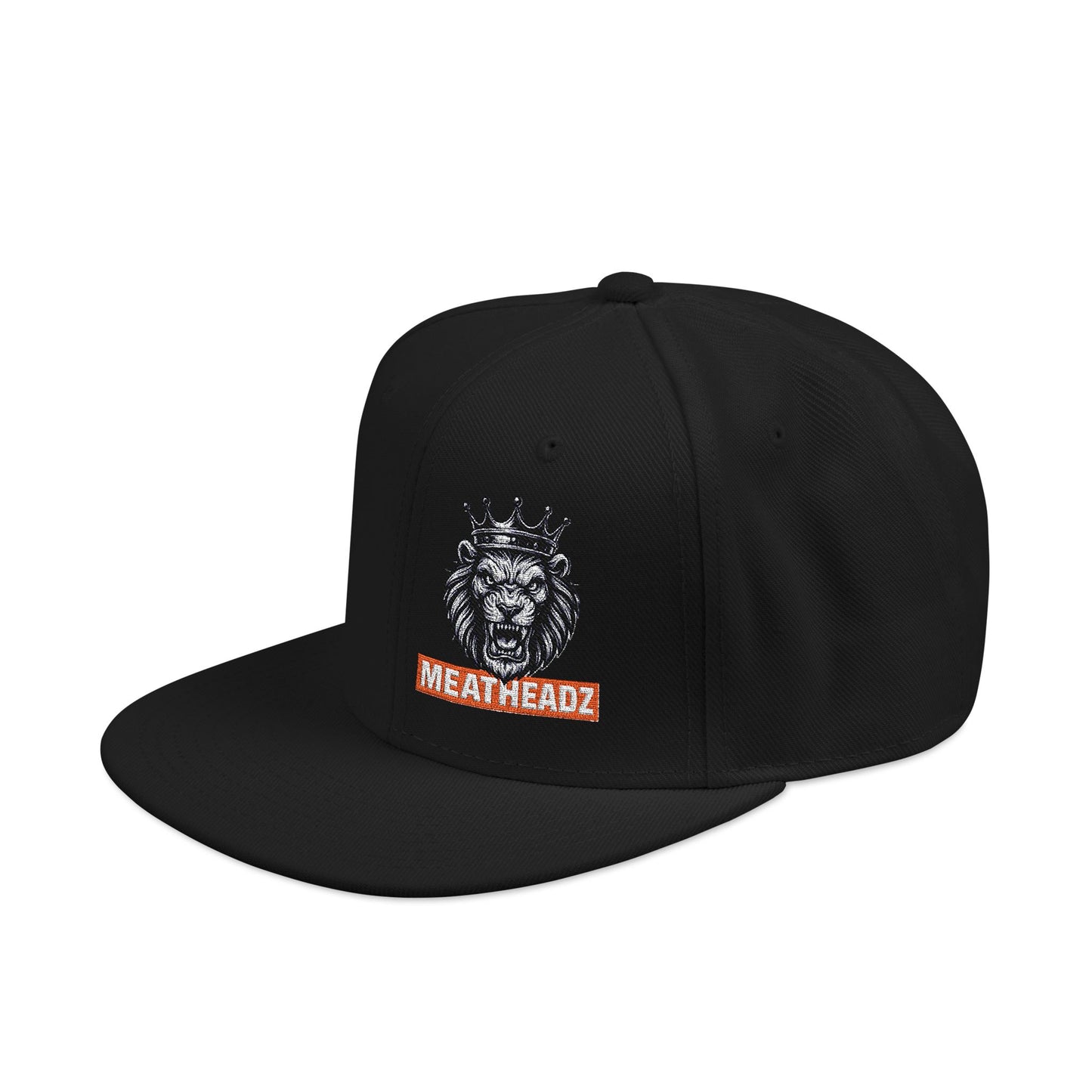Stylish MH Lion Embroidered Snapback Hat, Adjustable Cap, Cool Headwear, Gift for Him, Streetwear Accessory, Casual Fashion