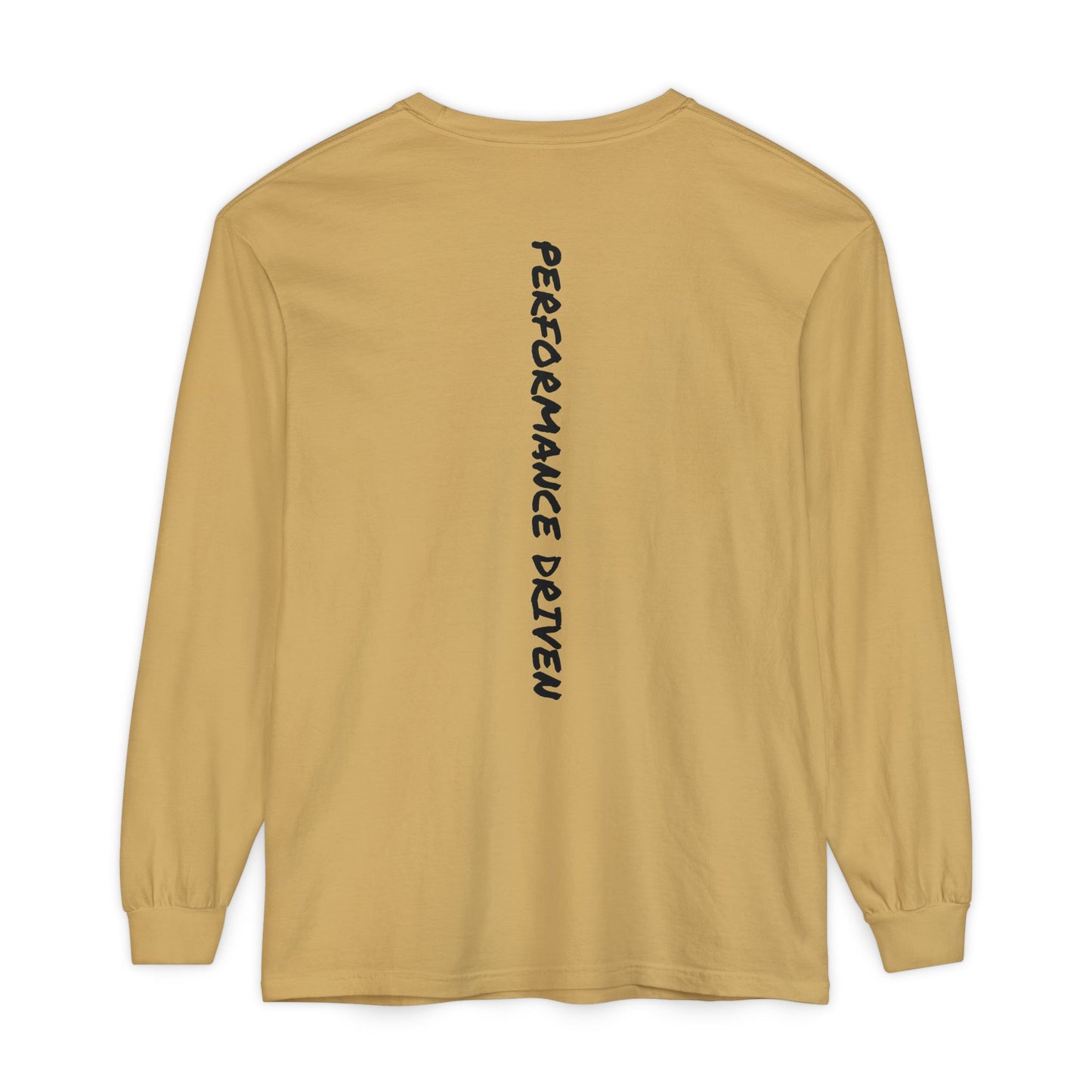 "Performance Driven" Long Sleeve T-Shirt for Active Lifestyle, Casual Wear, Gift for Athletes