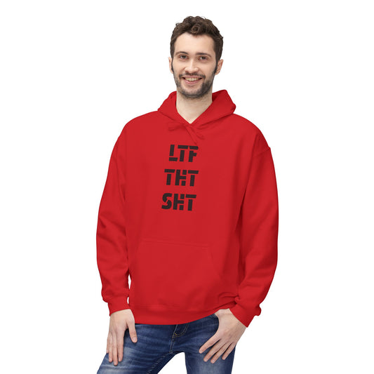 MH "Lift That Sh#@" Hoodie, Funny Fitness Apparel, Gym Motivation Pullover, Gift for Gym Lovers, Unisex Workout Hoodie