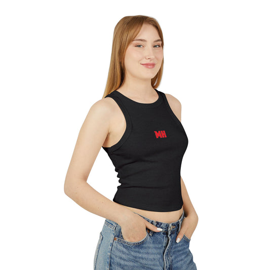 MeatHeadZ Micro Rib Tank Top - Casual Summer Outfit, Workout Essential, Stylish Layering, Gift for Her, Daily Wear