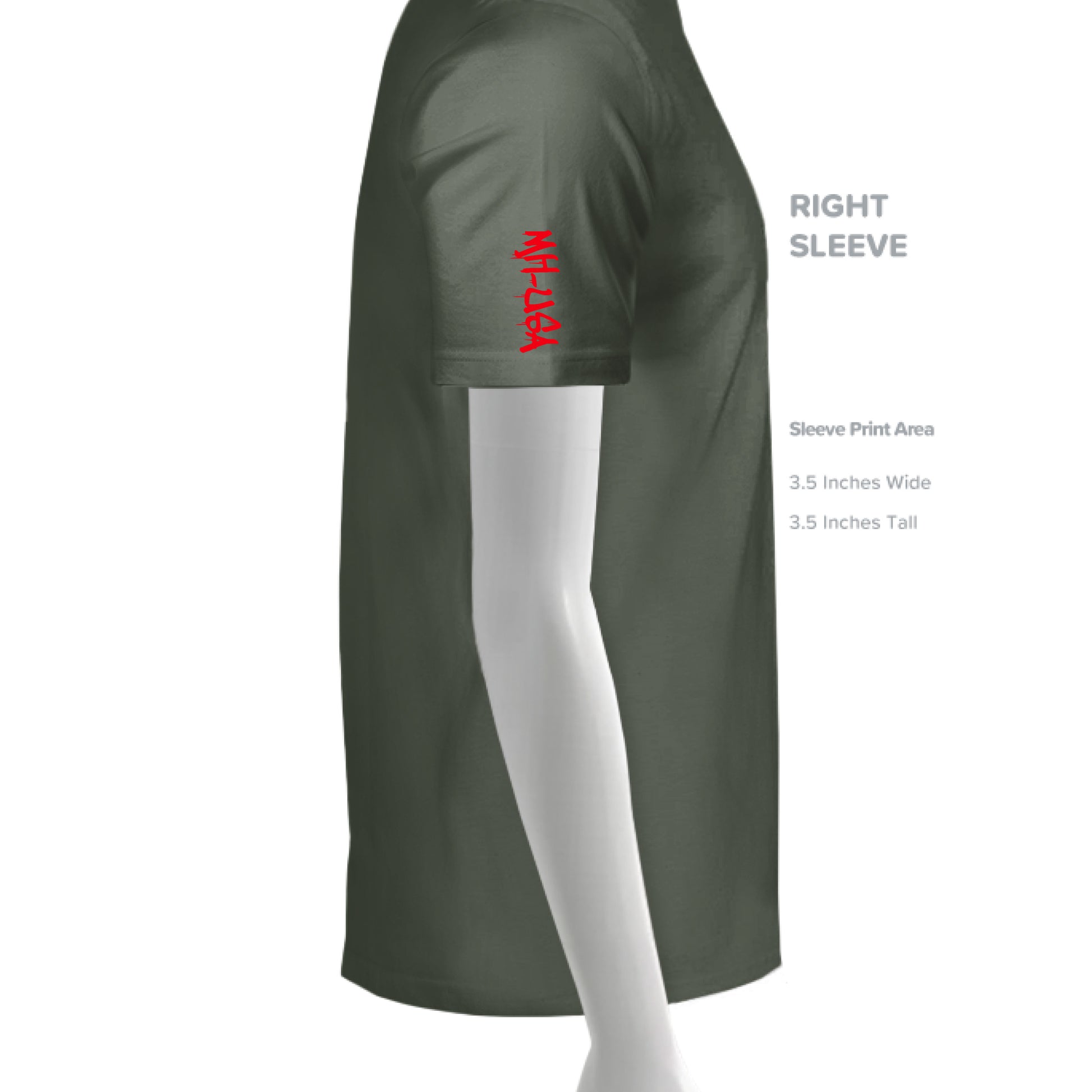 MILITARY GREEN - SLEEVE_RIGHT